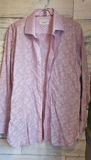 Ted Baker Endurance Mens Long Sleeve DressShirt Size 16.6 32/33 Pink EUC