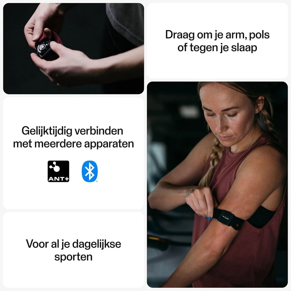 Polar Verity Sense Cardiofréquencemètre Bluetooth ANT+ Natation - Photo 3/4