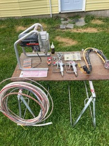 Wagner 9140S Airless Paint Sprayer Pump w/Hose & 2 GX-07 Spray Guns, Accessories