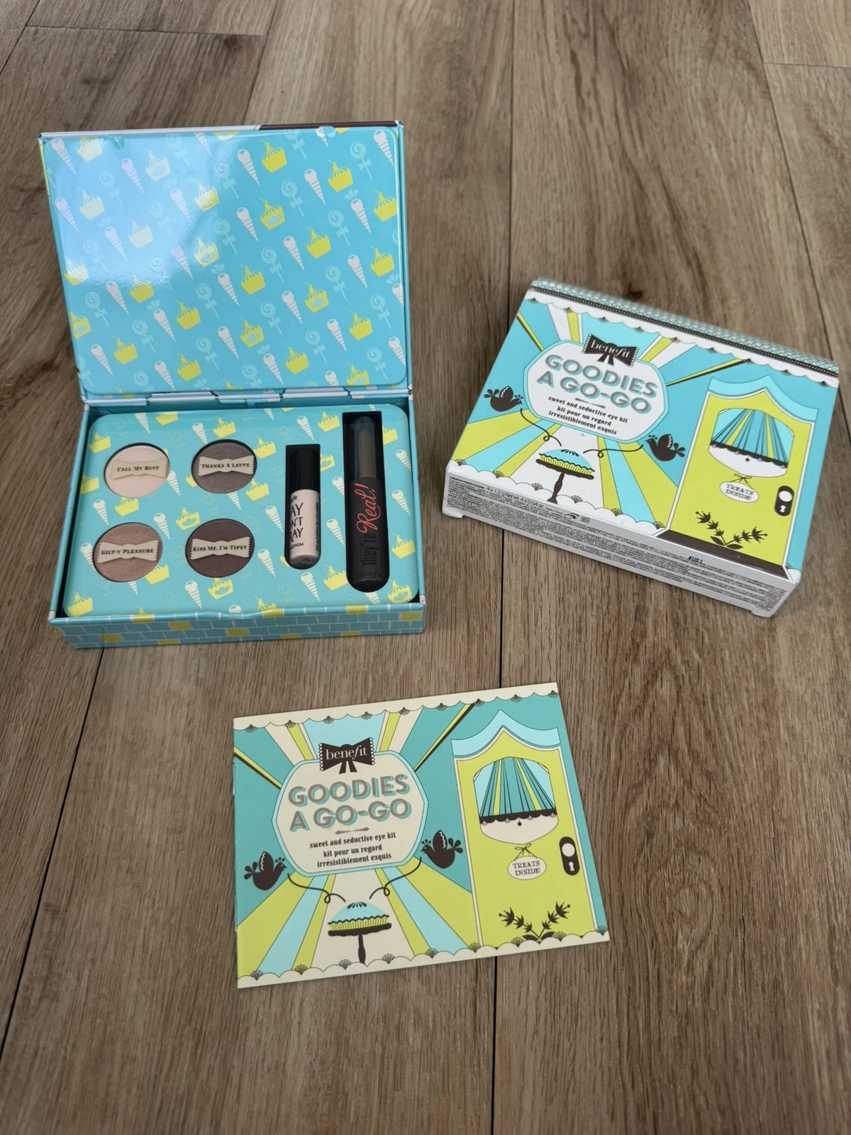 Benefit Goodies A Go-Go Eye Shadow Mascara & Primer stay don’t stray eye kit set