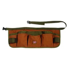 Bucket Boss Superwaist Apron Tool Belt, Brown Canvas, Quick Release, 13 Pockets