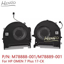 M78888-001 M78889-001 New For HP OMEN 7 Plus 17-CK CPU GPU Cooling Fan Cooler