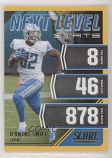 2021 Score Next Level Stats Gold D'Andre Swift #NL21 07rd