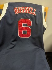 Bill Russell Team USA 1956 Olympic Basketball Jersey Nike- XL
