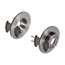BREMBO BREMSSCHEIBEN Ø272mm + BREMSBELÄGE HINTEN FÜR VW AUDI SKODA SEAT