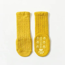 Warm Baby Calf Sock Simplicity Solid Color Calf Sock for Toddler Boy Girl Indoor