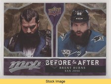 2021-22 Upper Deck MVP Before and After Gold Brent Burns #BA-11 READ 0l2k