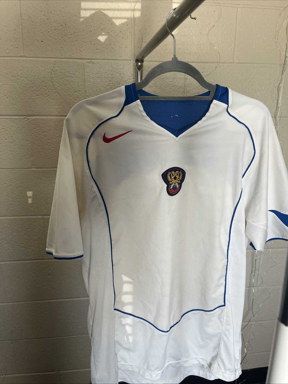 Vintage Total 90 Nike 2004- 2006 Russia National Team Football Jersey Size M