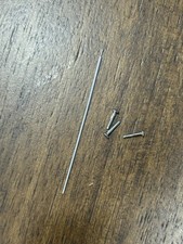 Hypoallergenic Steel Piercing Taper with Extra Threader Flat Backs