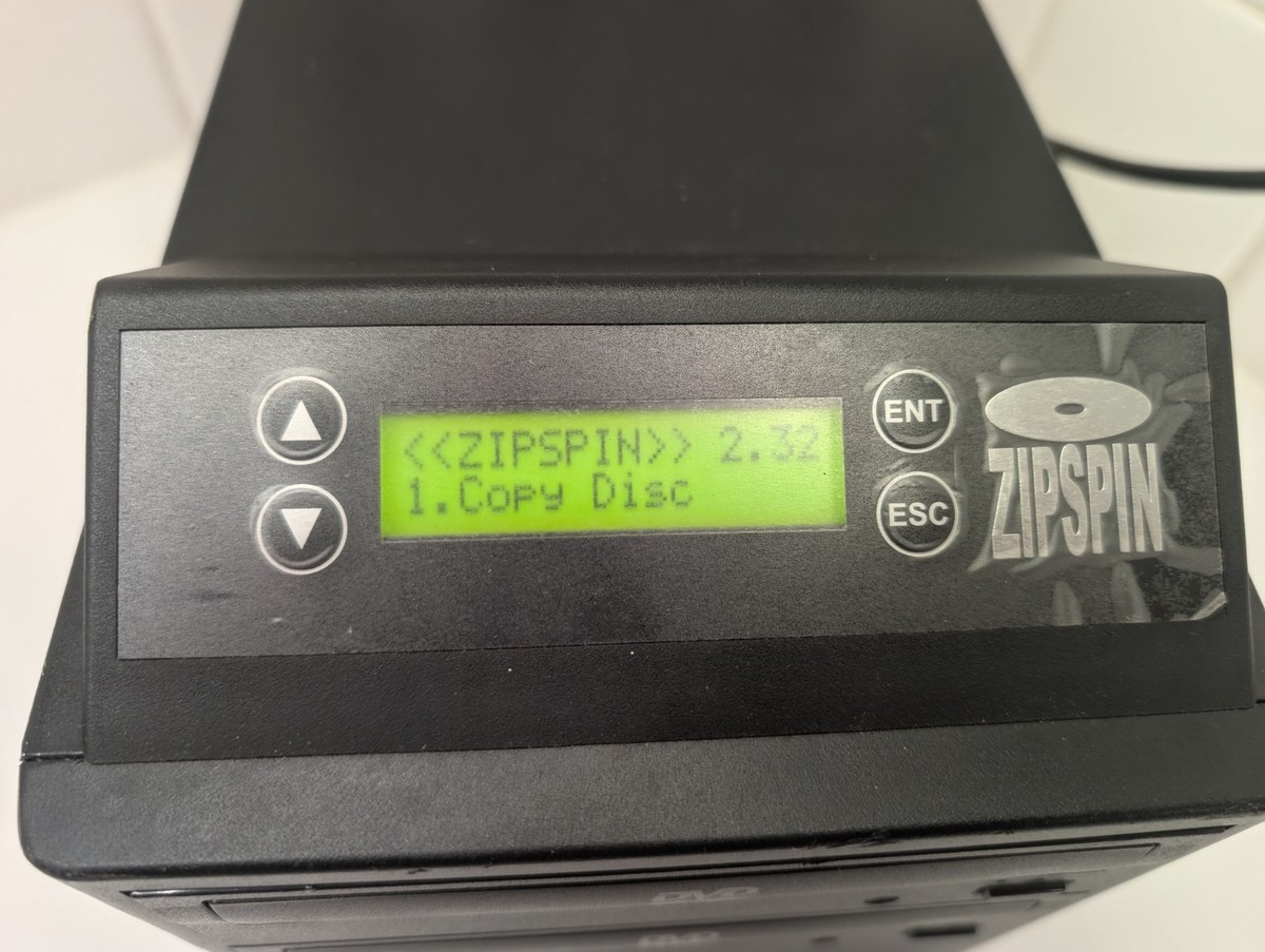 ZipSpin D121-L CD DVD R/RW Disc Duplicator Copier Recorder Burner