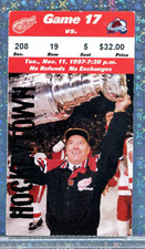 FIGHT NIGHT AT THE JOE 2 Lemieux-McCarty THE REMATCH TICKET Nov 11 1997 WINGS🤩
