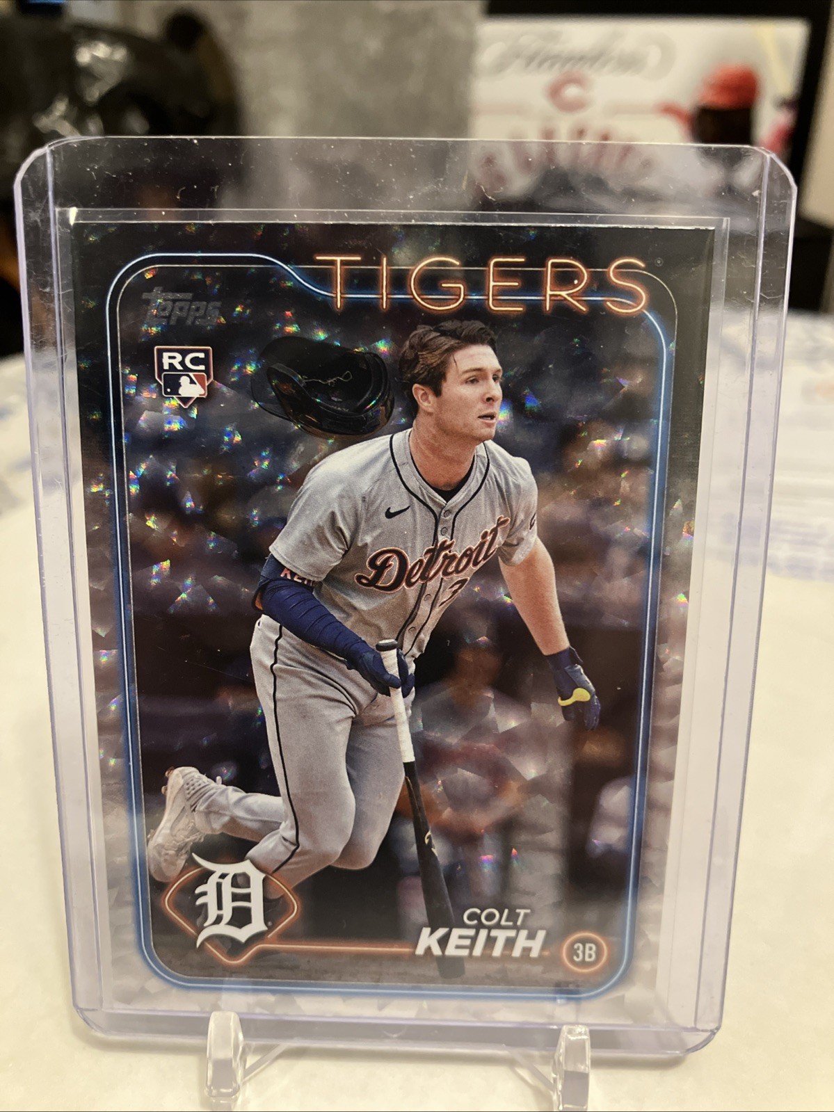 2024 Topps Update #US73 Colt Keith Silver Crackle Foilboard