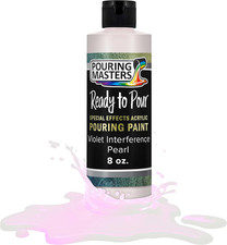 Violet Interference Pearl Acrylic Pouring Paint, 8 oz