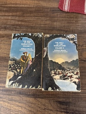 The Well At The World s End VOL 1 & 2 by William Morris (1st Print 1970) PB