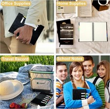 5 Subject Notebook for Work 240 Pages Spiral Notebooks College Ruled with Div...