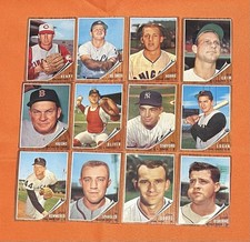 1962 Topps (12) Different High # w/SPs Vintage Baseball Card Lot *CgC605*
