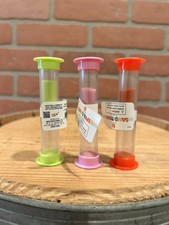 Sand Timers 3 Pack 5,3 And 1 Minute New