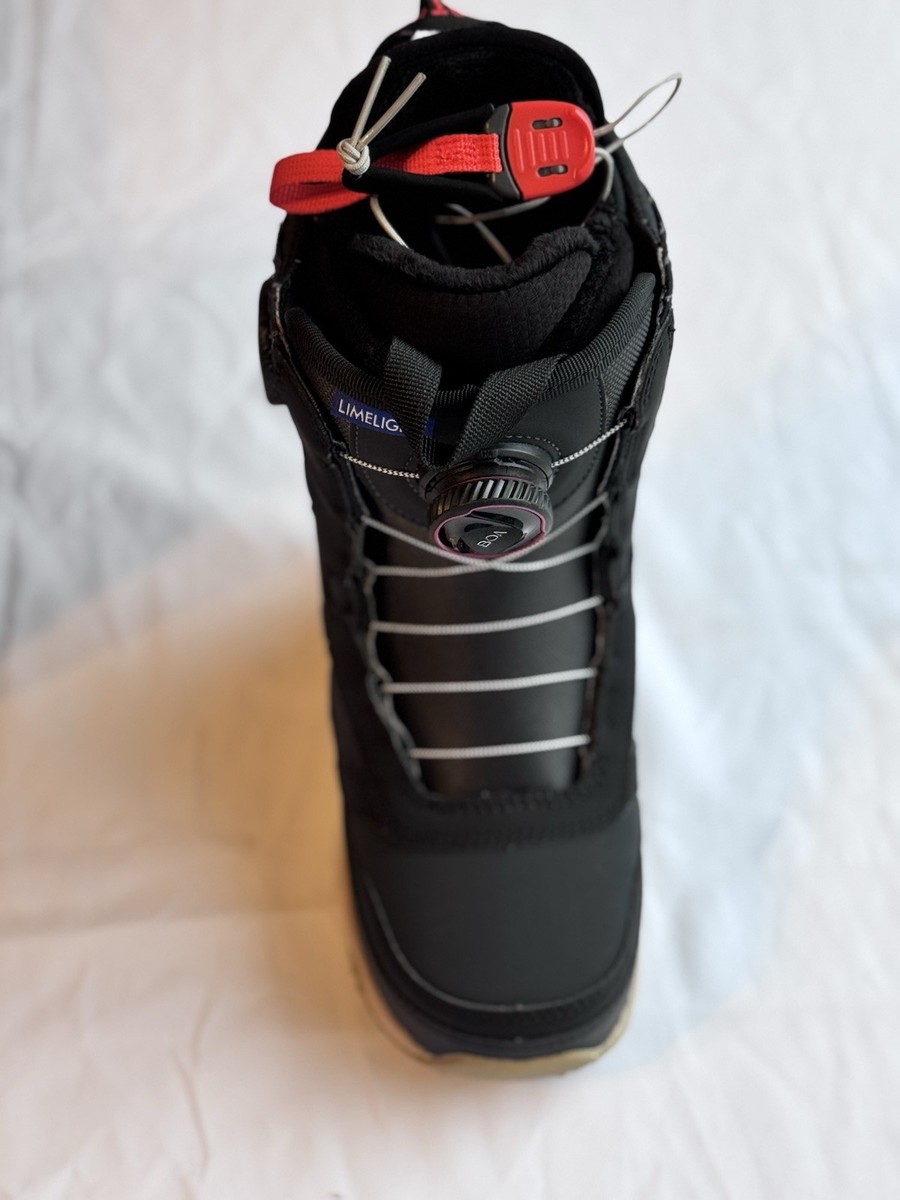 Brand New Womens Burton Limelight BOA wide Snowboard Boot Black | eBay