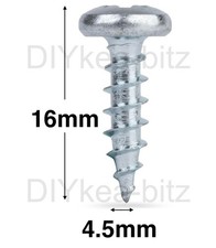 12 IKEA 109598 Screws INGOLF, PAHL, INGATORP, METOD, NORDLI, ROSENTORP, BESTA +