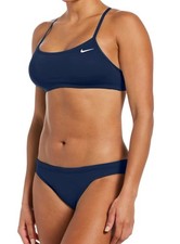 Nike Swim Blue 2 Piece Set Women  s Size XL New With Tags