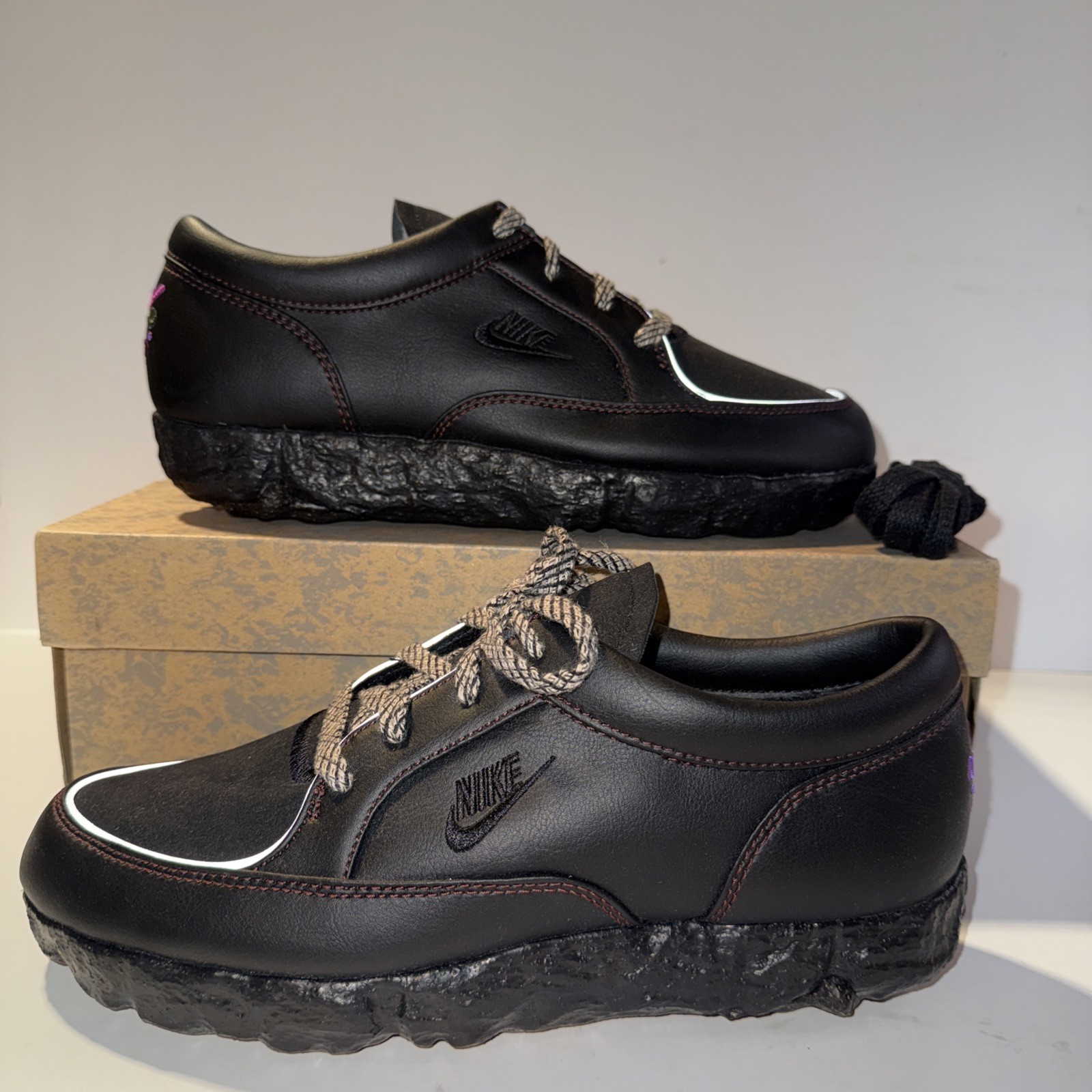 SAOLA Scarpe sneakers Nike BE DO WIN SP 'Around The World' nuove taglia 9 5M 11W spedizione veloce