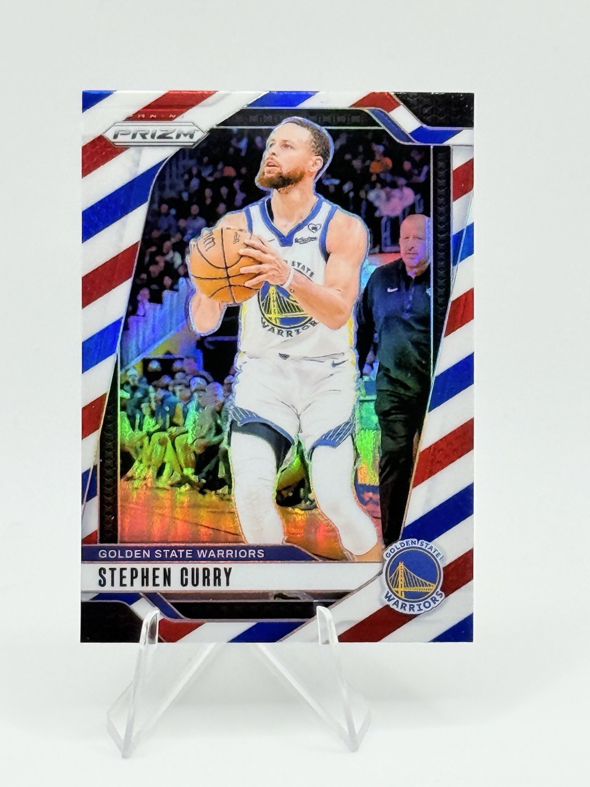2024-2025 Stephen Curry Red White Blue Prizm Panini No. 134