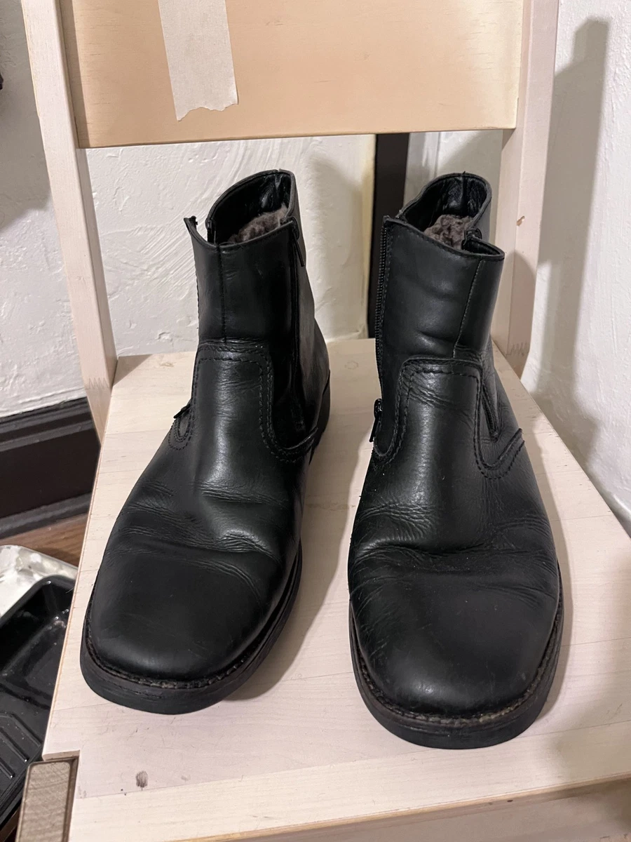 Vintage 1970s Men\'s 8 Rieker Black Leather Riding Boot Vintage 1970s Men main image 4