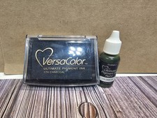Versa Color Ultimate Pigment Ink Pad  REFILL- charcoal