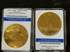 1933 SAINT-GOUDENS GOLD DOUBLE EAGLE LIBERTY REPLICA COIN BRAND NEW Lot Of 2