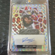 Panini 2025 Mosaic Scripts Ray-Ray McCloud Autographed Atlanta Falcons Football