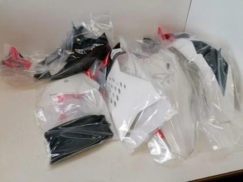 Kit De Carénage En Plastique Pour KTM SX 65 12-15 Noir Et Blanc - Photo 3/4