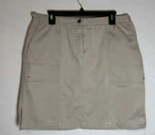 Vintage Lauren Ralph Lauren Equestrian A Line Skirt Khaki Women's Size 14