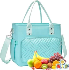 Lunch Box for Women, Large Women's Lunch Bags with an Adjustable Shoulder Strap,