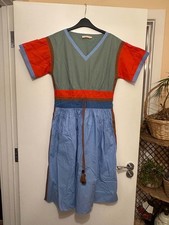 Tory Burch Color Block Poplin Dress Size 8