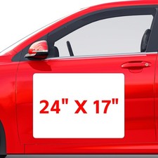 2 Pack Blank Car Magnets, 24" x 17" Car Door Magnets Signs