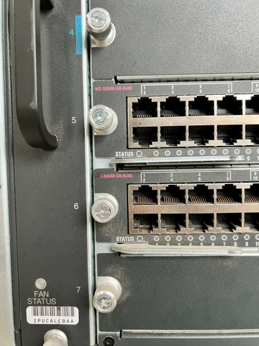 Cisco Catalyst 4507R-E Chassis w/ WS-X4648-RJ45V+E, WS-X45-Sup6-E, 2x WS-4548-GB - Picture 4 of 4