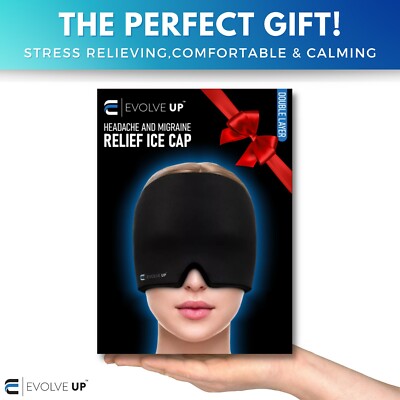 Migraine relief ICE cap, 360 degree Gel Hot/Cold Therapy.