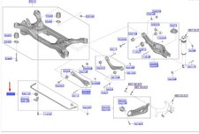 KIA NIRO MK2 Rear Anti Roll Bar 55510AAAA0 NEW GENUINE