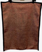 L Ralph Lauren Pair Wool Brittany Tweed Pillowcovers with Velvet Edge, Standard