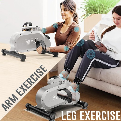 Mini Exercise Bike Portable Pedal Arm Leg Foot Cycle Pedal Exerciser Trainer - Picture 11 of 24
