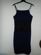 Miss Pretty World Dark Navy Blue Black Lace Strappy Party/ Evening dress
