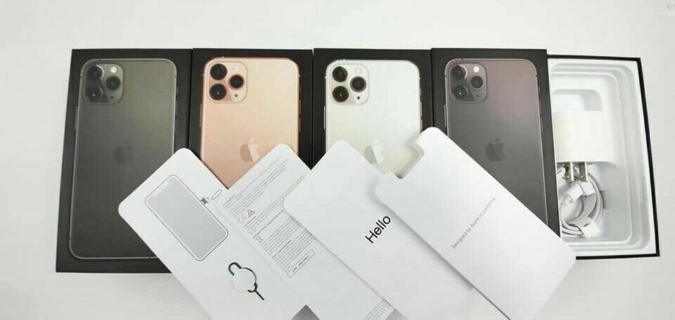 iPhone 11 Pro Max Pro Empty Retail Box Option Factory Seal Plastic