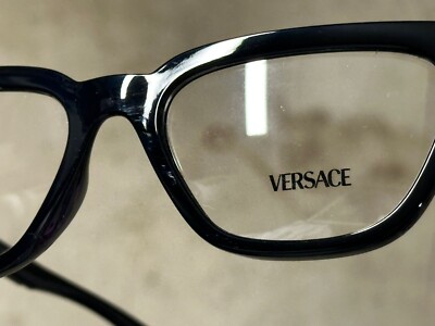 Authentic Versace VE3352U GB1 Eyeglasses Frame Black Full