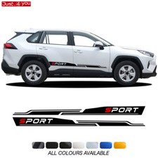 Side Graphics Raccing Stripe Decals Kit For Toyota Rav4 Xa40 Xa50 2012-2023