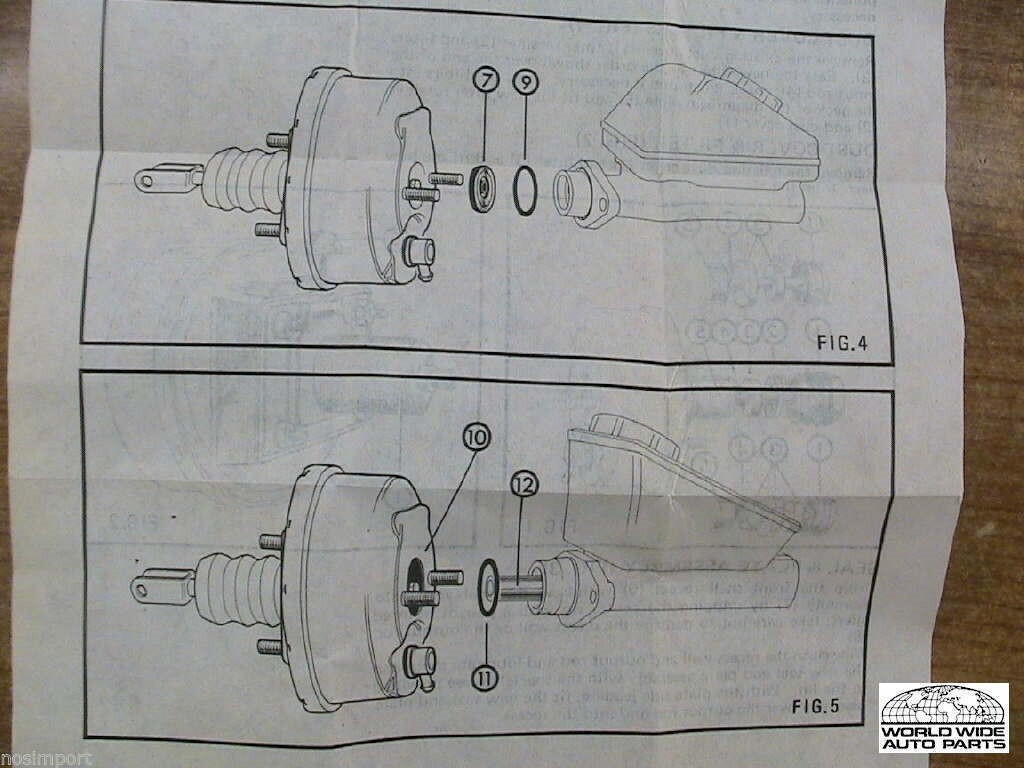 Girling Super Vac Repair Kit SP2495 Brake Booster Kit NOS (missing