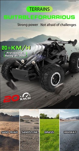 2025 RC Drift Car 1:16 2WD Off-Road Vehicle with LED, Gift for Boys & Kids - Picture 9 of 27
