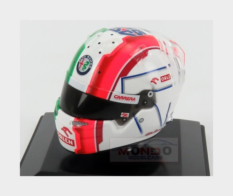 Miniature Casque échelle 1 8 2020 Alfa Romeo Antonio Giovinazzi 2020 - Réplique Spark 1/8 - Collection Officielle Spark Modèle 1/8 Casque F1