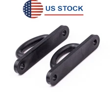 2Pcs Truck Cap Rotary Latch Catch D-Striker Plates For Century LEER 100LE 100XL