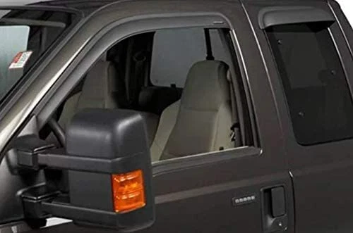 wind Rain Deflector Stampede 41015-2 Smoke Snap-In 2019 Ram 1500 Crew Cab 4 Foto 2 de 3