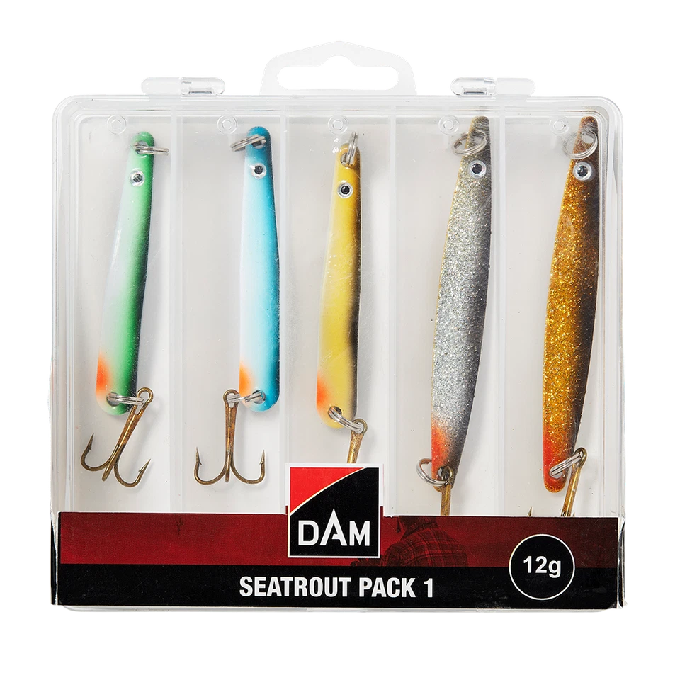 DAM Seatrout Pack Mefo-Blinker Set 5 Stück 12g-24g Meerforellenblinker Blinker - Bild 2 von 2